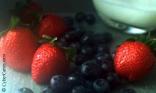 Fraises et raisins