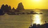 Crépuscule sur les îles