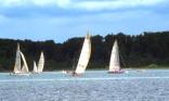 régate sur le lac