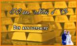 50 ans - Or