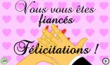 Vous vous êtes fiancés !
