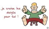 Je croise les doigts !