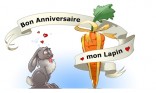 Bon anniversaire mon lapin