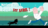 poisson d'avril et le chat