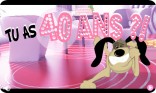 Anniversaire 40 ans