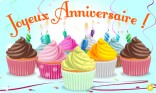 Cup Cake d'anniversaire