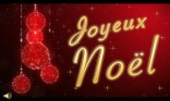 Joyeux Noël - boules scintillantes