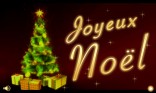 Joyeux Noël - sapin scintillant