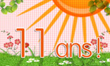 Anniversaire - 11 ans