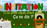 Invitation - Repas entre amis