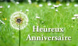 Heureux anniversaire