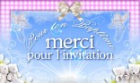 Merci pour l'invitation