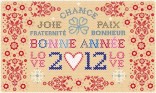 Bonne année - Broderie