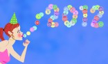 Bonne année - bulles
