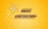 Merci pour vos voeux