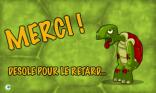 Merci en retard