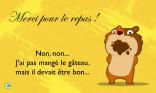 Merci pour le repas