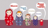 Merci en 4 langues
