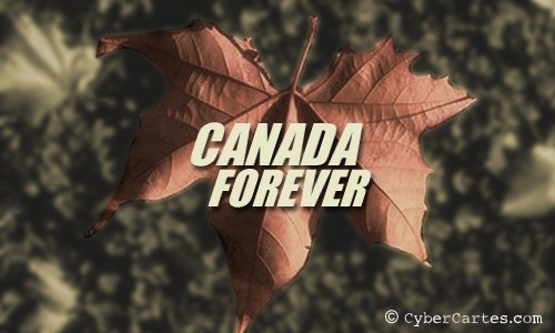 Aperçu de la carte : Canada forever