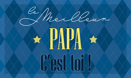 Aperçu de la carte : Un Papa cuistot, costaud, disco et Héros !