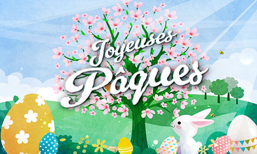 Aperçu de la carte : Joyeuses Pâques !