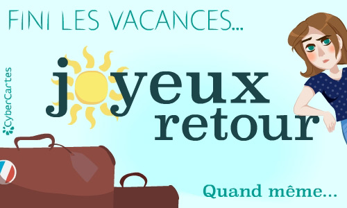 Carte Fini Les Vacances Mais CyberCartes