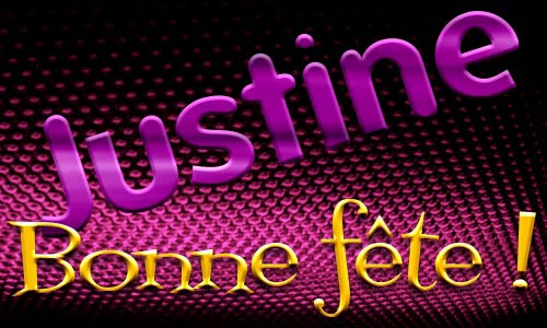 Aperçu de la carte : Justine - 12 mars