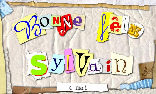 Aperçu de la carte : Bonne fête Sylvain