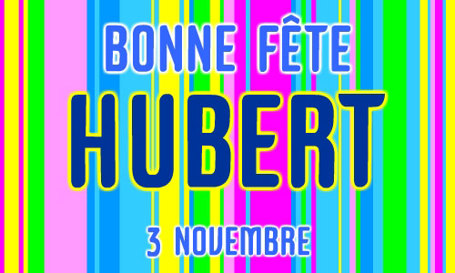 Aperçu de la carte : Hubert - 3 novembre