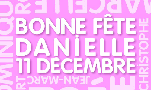 Aperçu de la carte : Danielle - 11 décembre