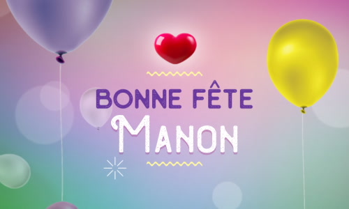 Aperçu de la carte : Manon, bonne fête le 15 août !