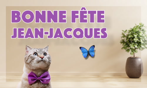 Aperçu de la carte : Joyeuse fête Jean-Jacques, le 2 avril !