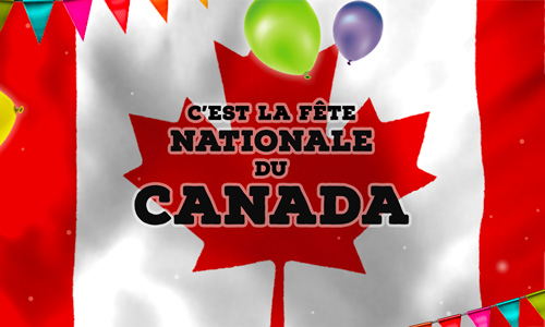 Première carte fête nationale du Canada (1er juillet)