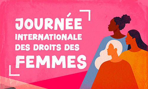 Première carte journée internationale des droits des femmes