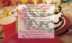 Joyeux anniversaire