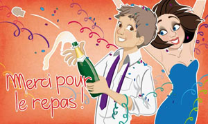 Merci - repas Nouvel An