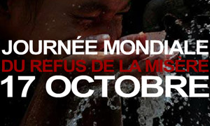 Journée Mondiale du refus de la misère