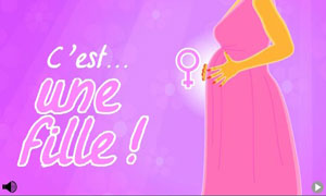 C'est une fille !