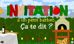 Invitation à un barbecue