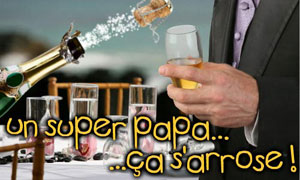 Papa arrosé