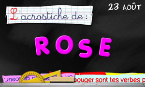 Rose - 23 août