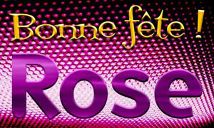 Rose - 23 août