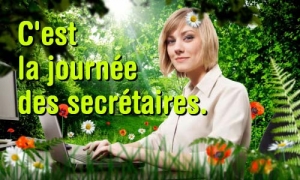 Un bureau fleuri