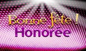 Honorée - 16 mai