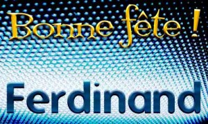 Ferdinand - 30 mai