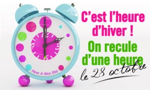 A vos horloges !