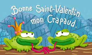 Bonne Saint Valentin mon crapaud