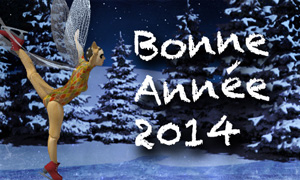 Bonne année sur glace