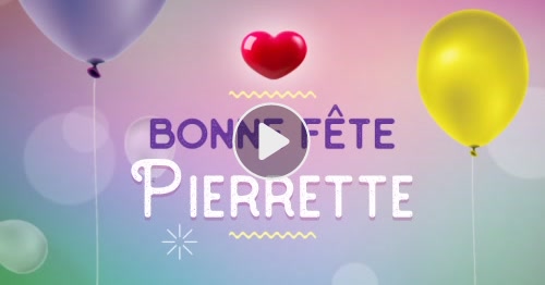 Carte Joyeuse fête Pierrette le 29 juin CyberCartes