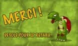 Merci en retard